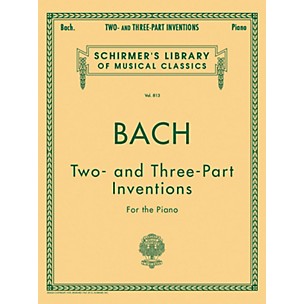 G. Schirmer Two And Three Part Inventions for The Piano By Bach
