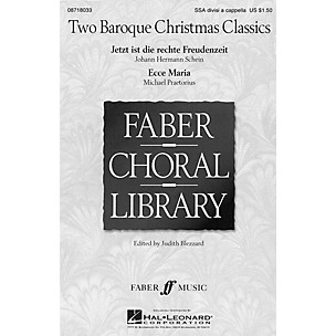 Hal Leonard Two Baroque Christmas Classics SSA Div A Cappella arranged by Judith Blezzard