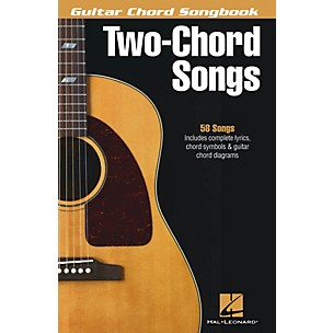 Hal Leonard Two-Chord Songs - Guitar Chord Songbook Guitar Chord Songbook Series Softcover Performed by Various