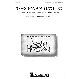 Hal Leonard Two Hymn Settings SATB DV A Cappella arranged by Moses Hogan