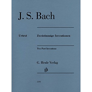 G. Henle Verlag Two Part Inventions (Revised Edition - Paperbound Without Fingerings) Henle Music Folios Series Softcover