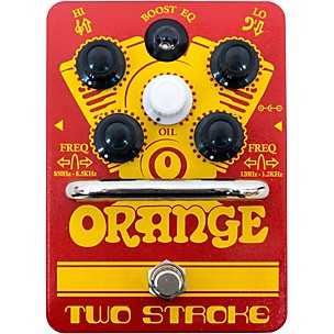 Orange Amplifiers Two-Stroke Boost EQ Guitar Effects Pedal