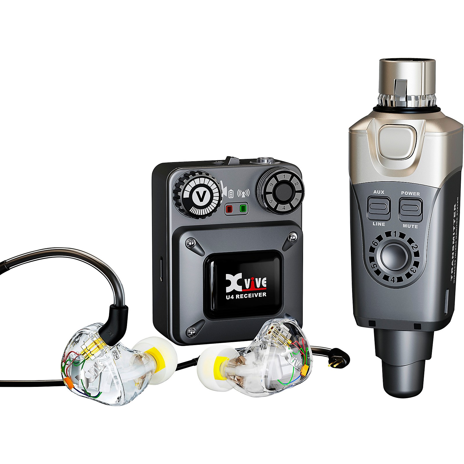 Xvive U4 In-Ear Wireless System With T9 In-Ear Monitors & CU4
