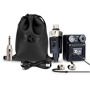 Xvive U45 Black In-Ear Wireless System with Sennheiser IE 100 Pro IEMs