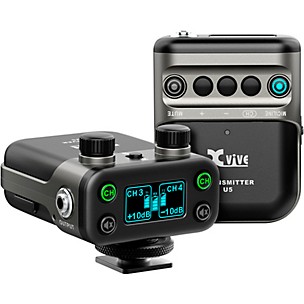 XVive U5 Dual-Channel Wireless System for Lavalier Microphone and Audio Devices