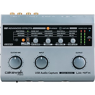 Cakewalk UA-4FX USB Audio Interface with FX