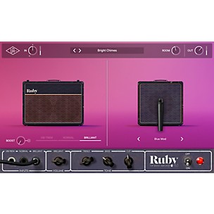 Universal Audio UAD Ruby '63 Top Boost Amp Plug-in (Software Download)