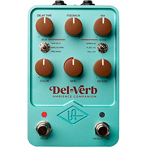 Universal Audio UAFX Del-Verb Ambience Companion Effects Pedal -