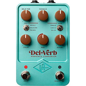 Universal Audio UAFX Del-Verb Ambience Companion Effects Pedal