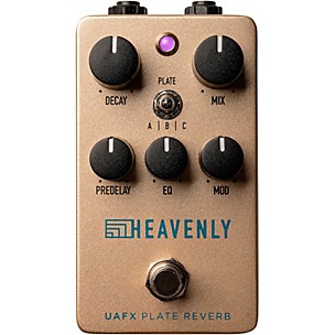 Universal Audio UAFX Heavenly Plate Reverb Guitar Effects Pedal -