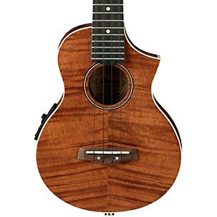 Ibanez UEW15E Flame Mahogany Concert Acoustic-Electric Ukulele