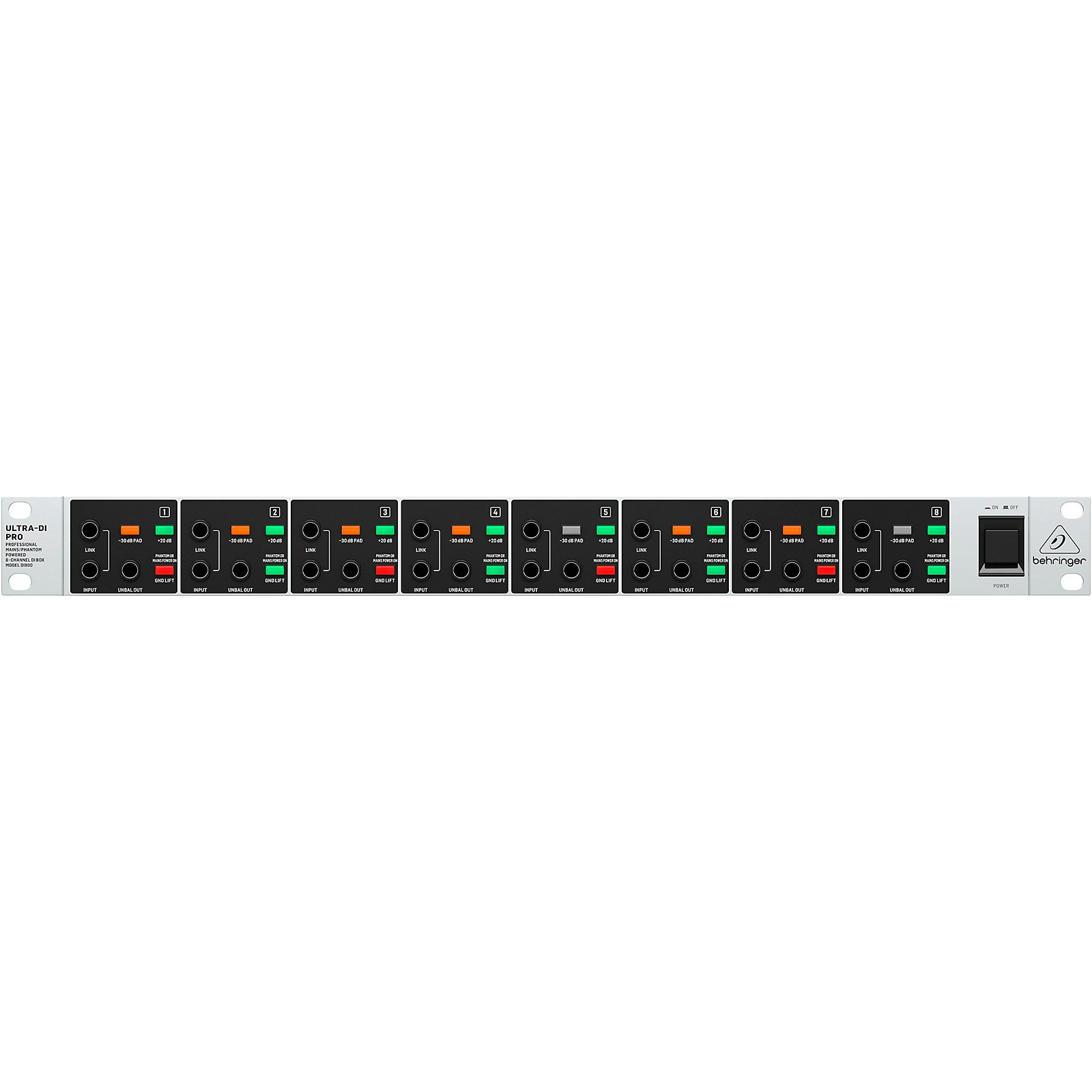 美品 ダイレクトボックス ベリンガー DI800 ULTRA PRO 8ch Amazon.com: Behringer Ultra-DI Pro DI800v2 8-Channel Active
