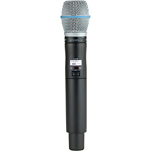 Shure ULXD2/B87A Wireless Handheld Microphone Transmitter With Interchangeable BETA 87A Microphone Cartridge