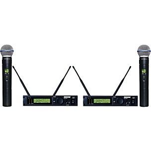 Shure ULXP24D/BETA58 Dual Handheld Wireless Microphone System