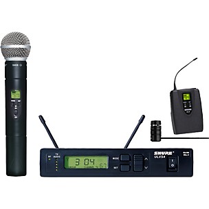 Shure ULXS124/85 Wireless Handheld/Lavalier Combo System