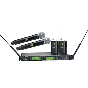 Shure UR124D/SM58 Dual Wireless Instrument/Microphone System