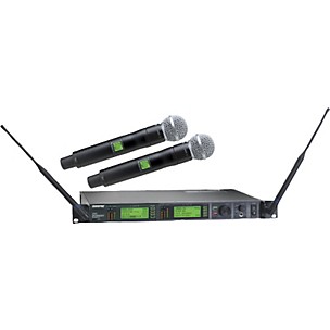 Shure UR24D/SM58 Dual Handheld Wireless Microphone System