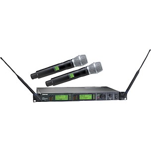 Shure UR24D/SM86 Dual Handheld Wireless Microphone System