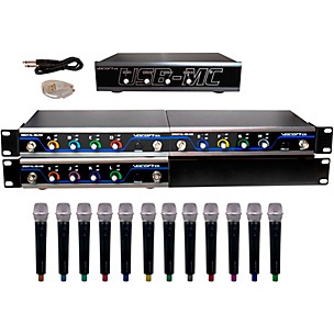 Vocopro USB-ACAPELLA-12 12-Channel Wireless Microphone/USB Interface Package