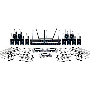 Vocopro USB-PLAY 12 Channel Wireless Headset/Lapel Mic System with USB Interface Package