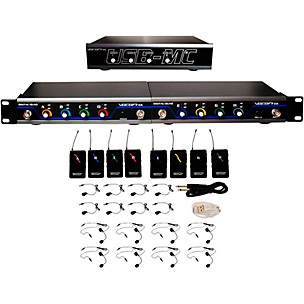 Vocopro USB-PLAY-8 8-Channel Wireless Microphone/USB Interface Package, 902-927.20mHz