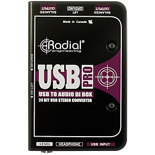 Radial Engineering USB-Pro Stereo USB Laptop DI