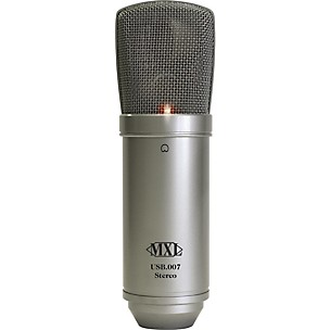 MXL USB.007 Large Gold Diaphragm Stereo Condenser Microphone