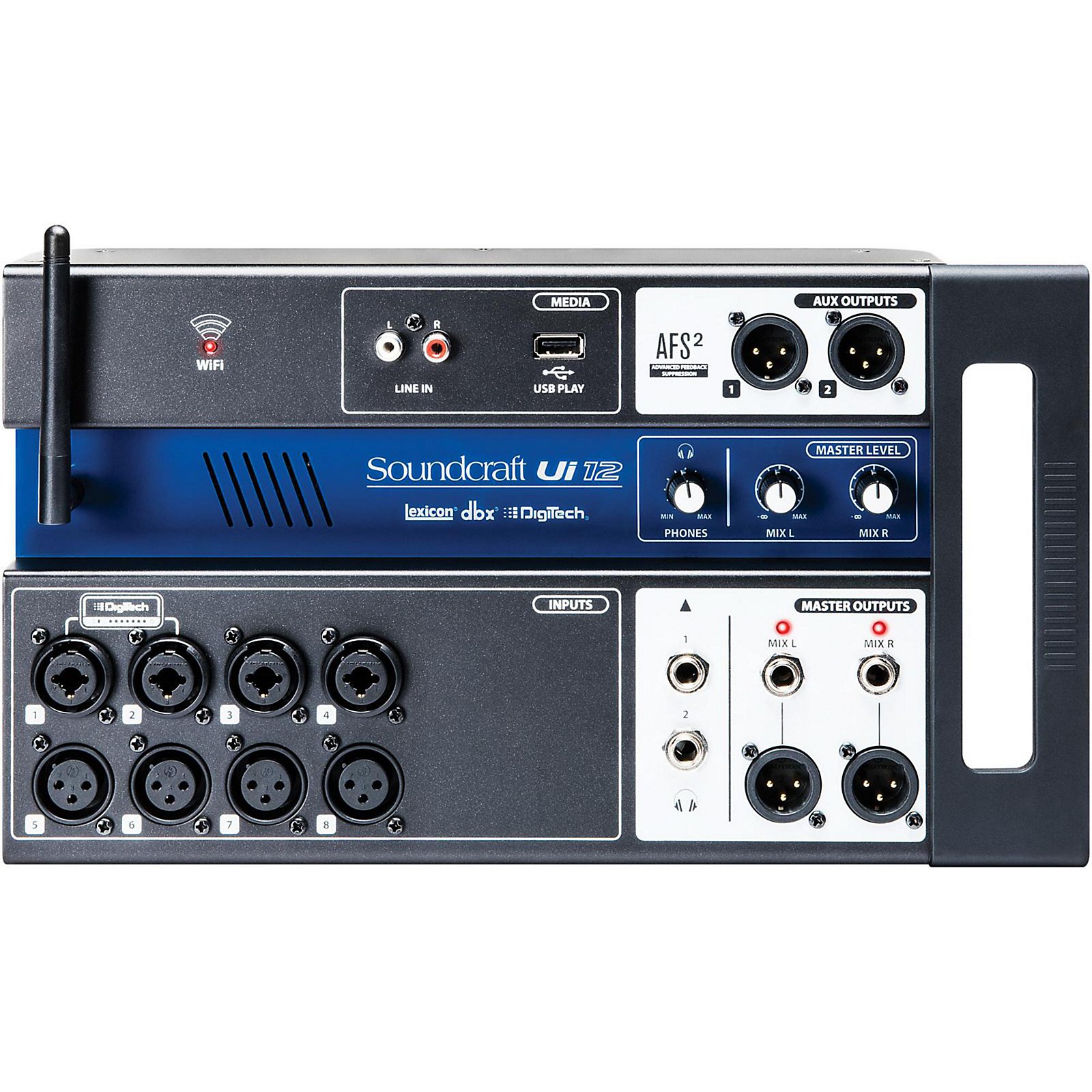 Soundcraft Ui12 Digital Mixer With Wi-Fi Router | Music & Arts