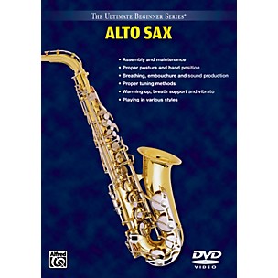 Alfred Ultimate Beginner Series: Alto Saxophone Volumes I & II DVD