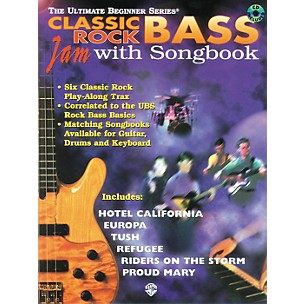 Alfred Ultimate Beginner Series Bass Songbook - Classic Rock (CD)