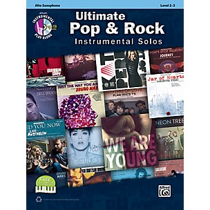 Alfred Ultimate Pop & Rock Instrumental Solos Alto Sax (Book/Online Audio)