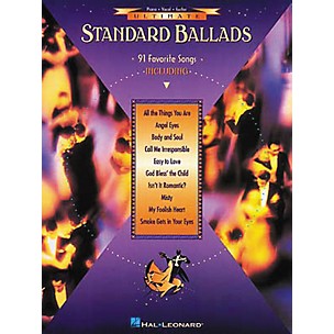 Hal Leonard Ultimate Standard Ballads Piano, Vocal, Guitar Songbook
