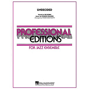 Hal Leonard Undecided Jazz Band Level 5 Arranged by Frank Mantooth