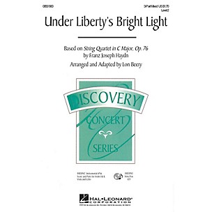 Hal Leonard Under Liberty's Bright Light VoiceTrax CD Arranged by Lon Beery