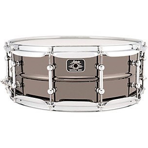 Ludwig Universal Series Black Brass Snare Drum With Chrome Hardware