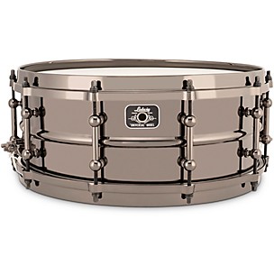 Ludwig Universal Series Black Brass Snare Drum with Black Nickel Die-Cast Hoops