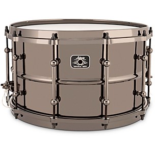 Ludwig Universal Series Black Brass Snare Drum with Black Nickel Die-Cast Hoops
