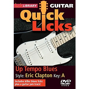 Licklibrary Up Tempo Blues - Quick Licks (Style: Eric Clapton; Key: A) Lick Library Series DVD by Michael Casswell