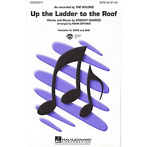 Hal Leonard Up the Ladder to the Roof SATB by The Nylons arranged by Mark Brymer