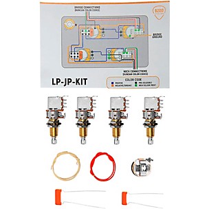 920d Custom Upgraded Les Paul Modification Wiring Kit With 500K Pots