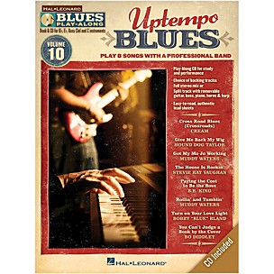 Hal Leonard Uptempo Blues - Blues Play Along Series Volume 10 Book/CD