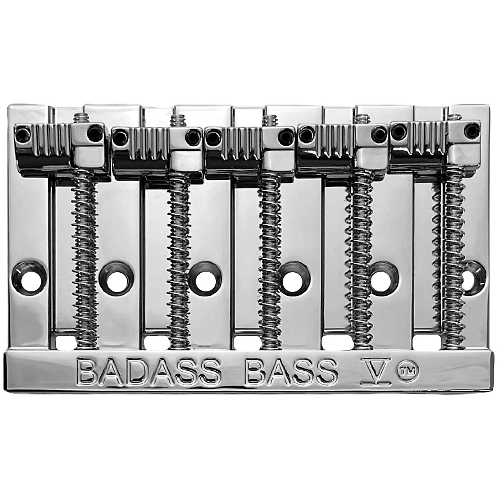 ベース BADASS BASS Bridge V Leo Quan Badass V 5-String Bass Bridge With Grooved Saddles