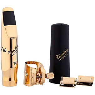 Vandoren V16 Metal Tenor Large Chamber Mouthpiece with Optimum Ligature/Cap Kit