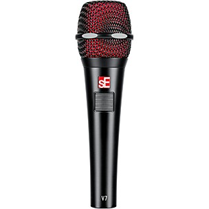 sE Electronics V7-PTT PUSH TO TALK Handheld Supercardioid with Mic Cradle