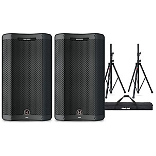 Harbinger VARI V3412 12" Powered Speakers Package With Stands