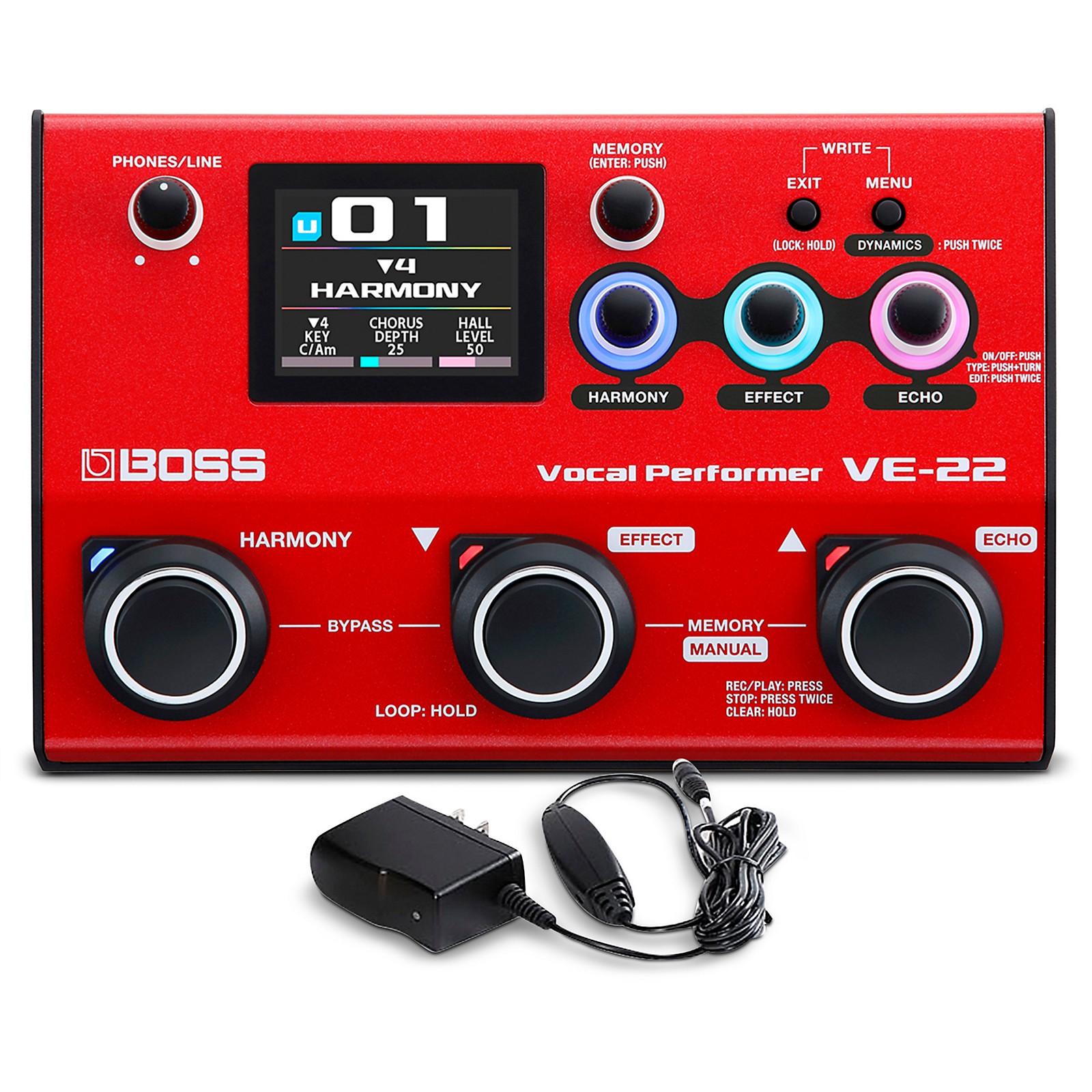 BOSS VE-22 Vocal Performer 極美品　送料無料 BOSS VE-22 Vocal Performer With Power Supply | Music & Arts