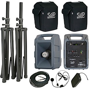 Sound Projections VM-2 Deluxe 123-Channel Body Pack Headset Package with Speaker