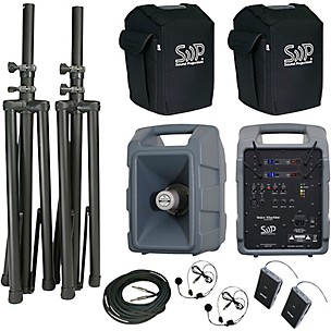 Sound Projections VM-2 Dual Deluxe 60-Channel Digital Headset Package with Speaker
