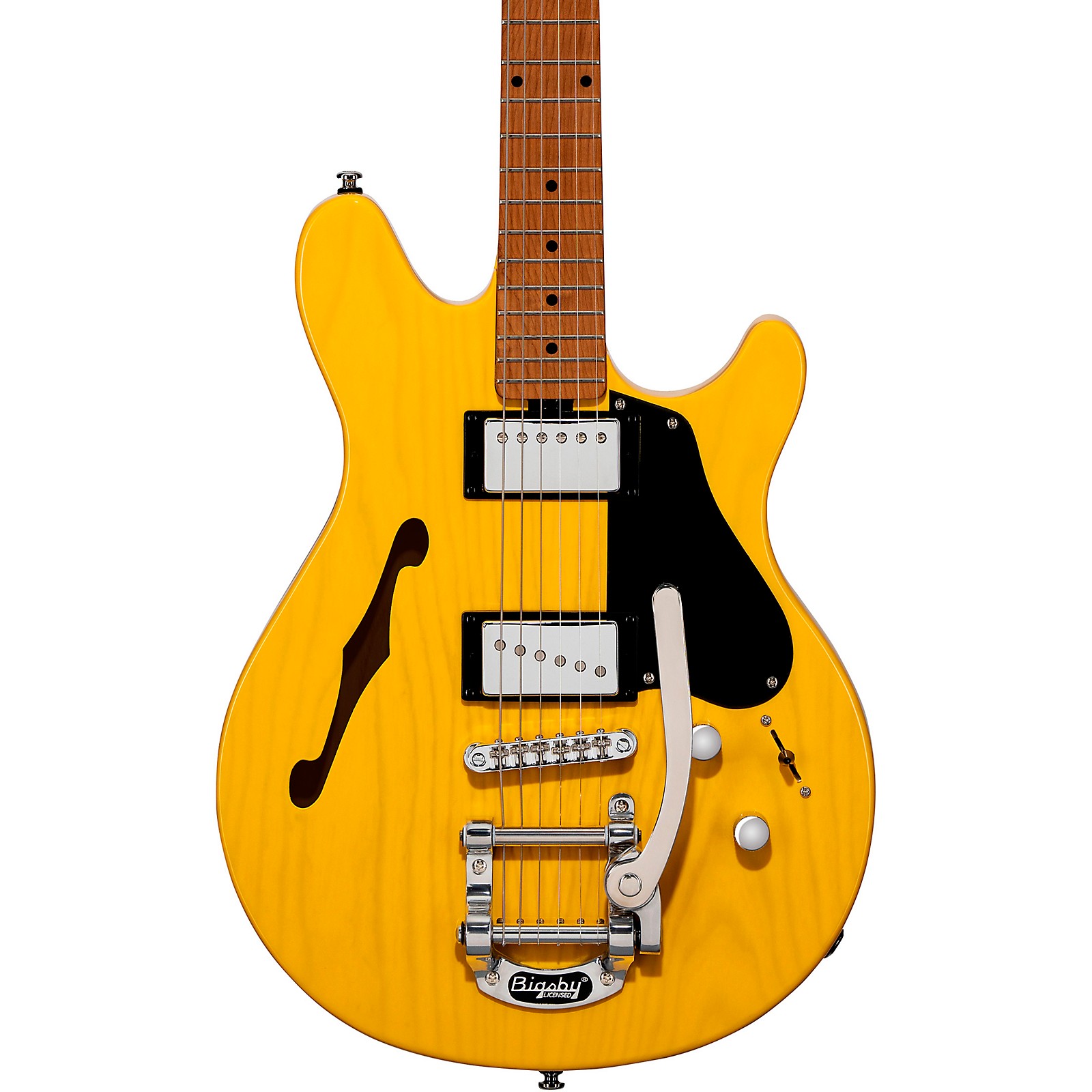ギター MusicMan  Valentine Chambered guitar Sterling by Music Man Valentine Chambered Bigsby Electric