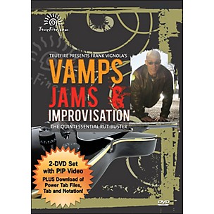 Hal Leonard Vamps, Jams & Improvisation - Instructional Guitar 2-DVD Pack Featuring Frank Vignola